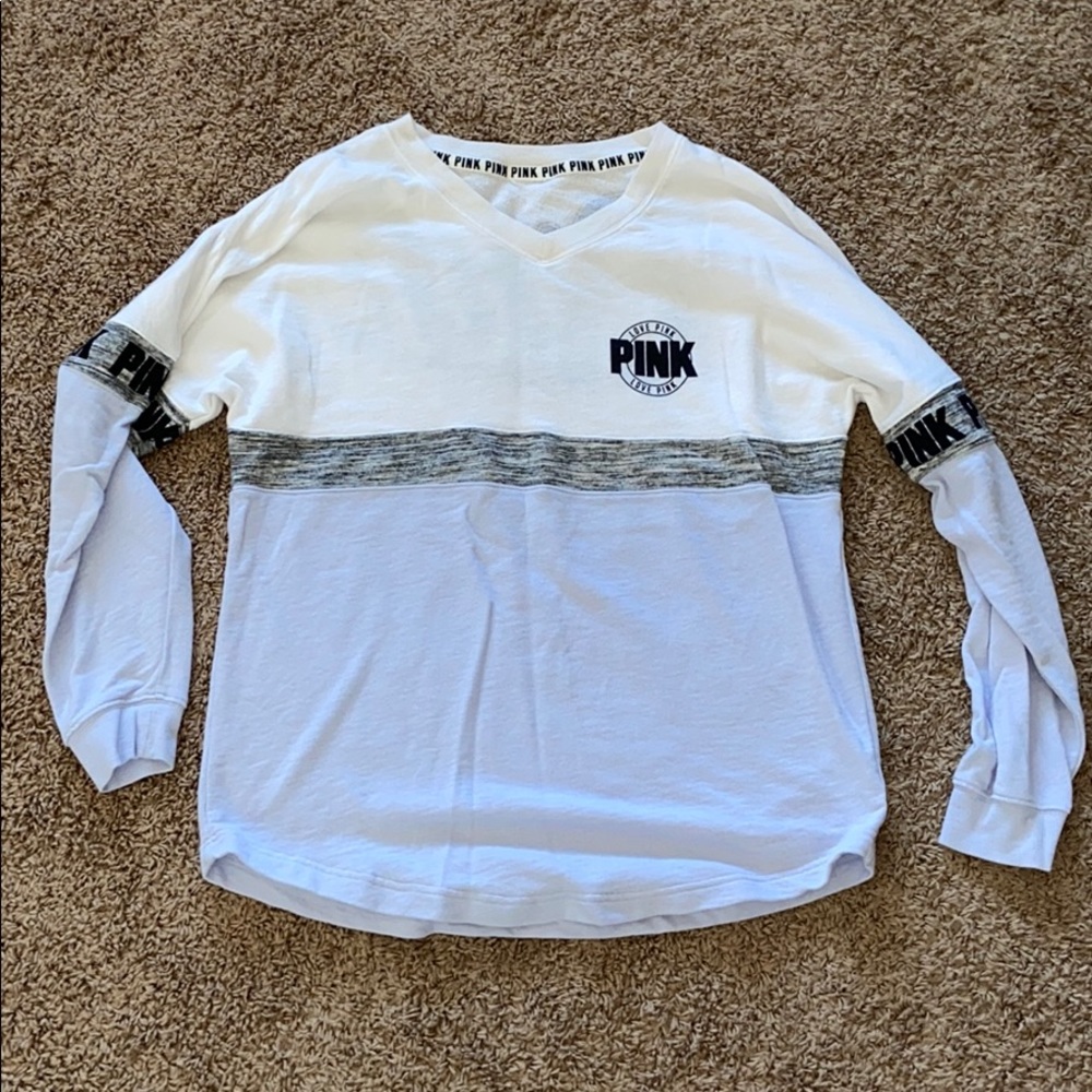 Pink crew neck